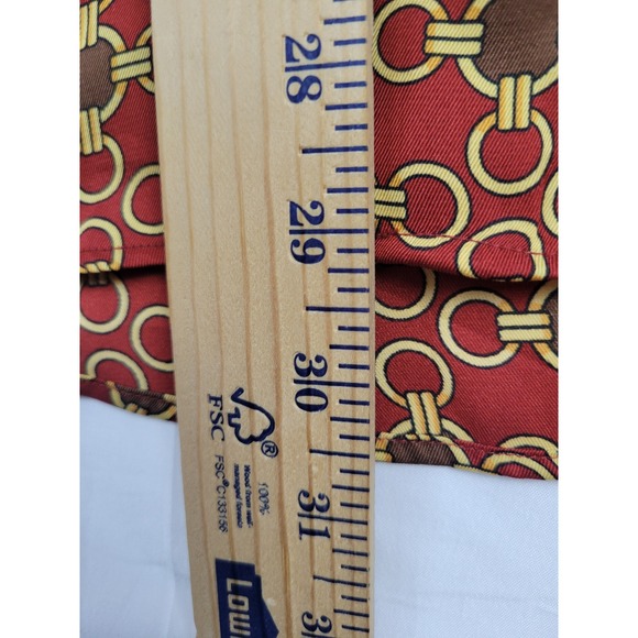 Zara Mens Geometric Print Long Sleeve Button Down Dress Shirt - Picture 6 of 8